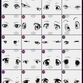 Brushes For Procreate 50 Anime and Cartoon Eyes Stamps for  YouTube