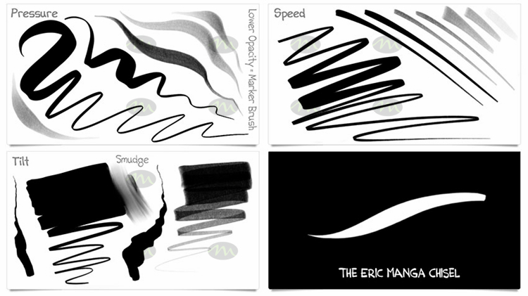 Photoshop Comic Inking Brushes