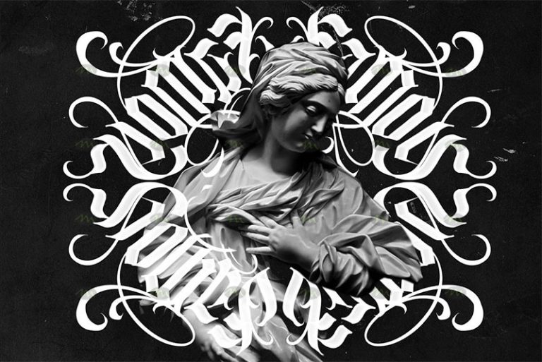 Free download Gothic art lettering Procreate brushes Procreate brushes