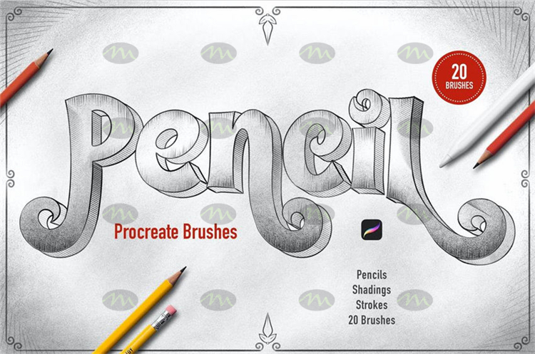 FREE PENCIL BRUSH (FOR PROCREATE) | Procreate brushes free, Procreate  brushes, Procreate