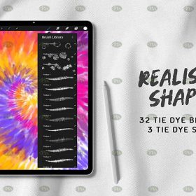 Download Procreate Tie-Dye Pattern Brushes - Procreate brushes