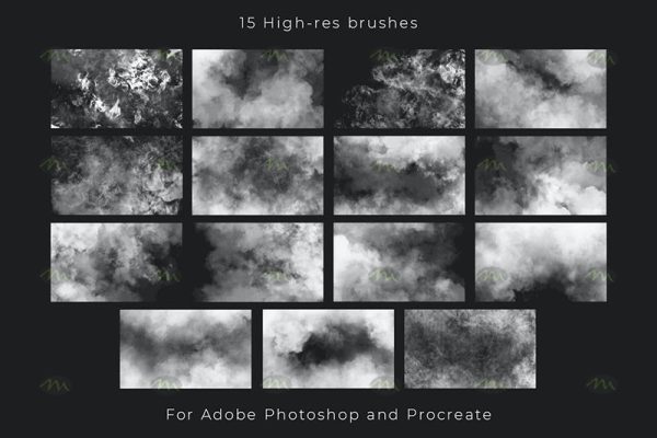 Free download 15 Smoke Effects PS and Procreate Brush Sets - Procreate ...