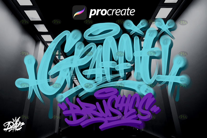 free procreate graffiti brushes