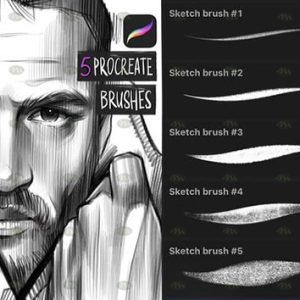 10 FREE SKETCH brushes for procreate - Free Brushes for Procreate
