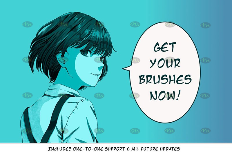 Free download Manga Anime Procreate Brush Kit  Procreate brushes