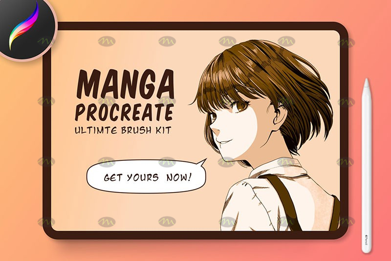procreate free manga brushes