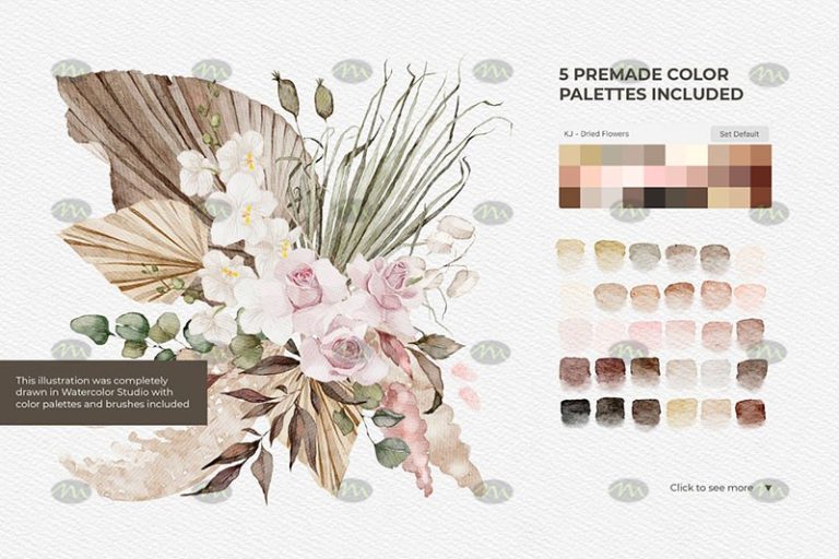 Free download Realistic watercolor painting Procreate brushes ...