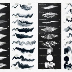 Free download 60+ Chinese-style Ink Painting Procreate Brushes