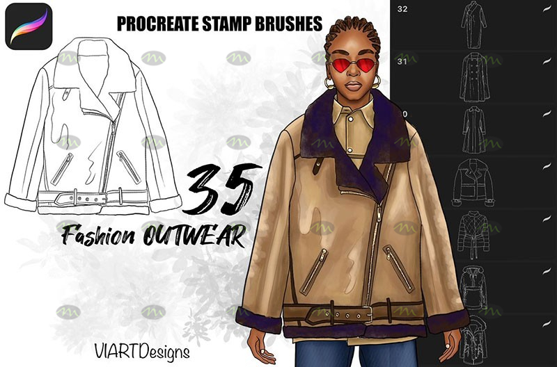 fashion design procreate brushes free