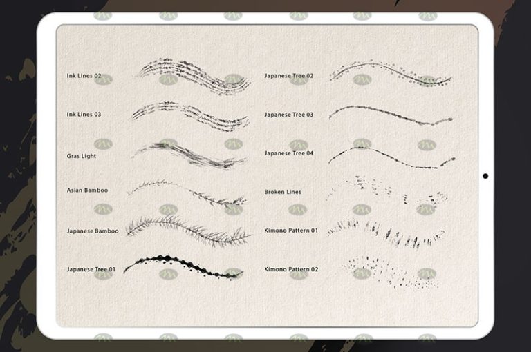 Free download Procreate Ink Brushes Set - Procreate brushes