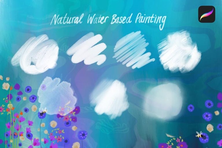 Procreate Wet Brush Set Free download Procreate brushes