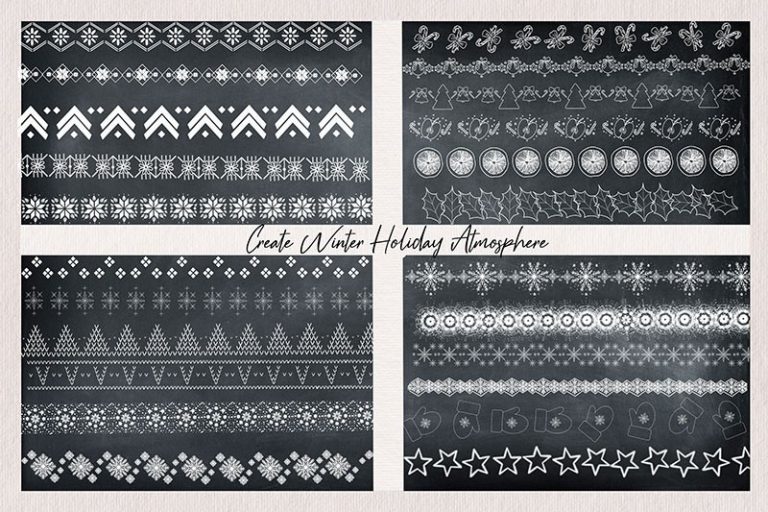Set of 50 Procreate Christmas Brushes Free download - Procreate brushes