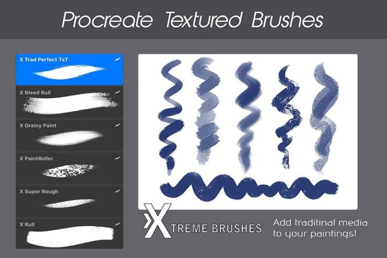 12 Sets of Advanced Thick CG Painting Procreate Brushes Free download