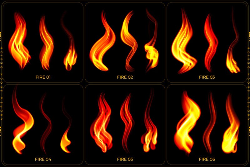 Download Feel The Heat And Embrace The Flames Of Anime Fire