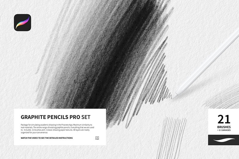 Creative Veila – Procreate Pencil Brushes: Essential and Original Pencils