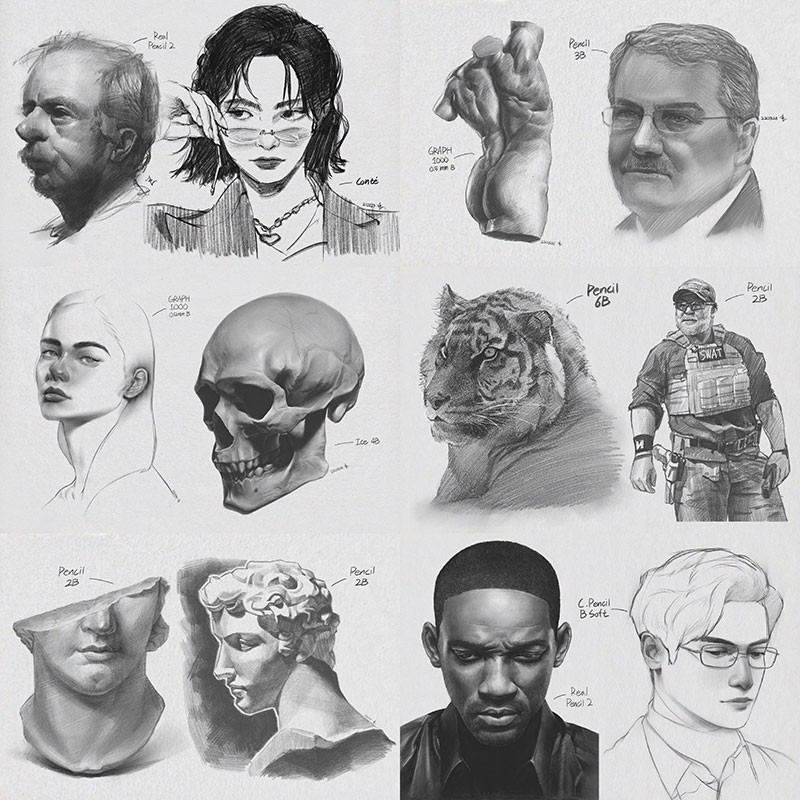 Sketching in Procreate :) #sketch #drawing #blackandwhite #artwork  #procreateart #sketches #portraitart | Instagram