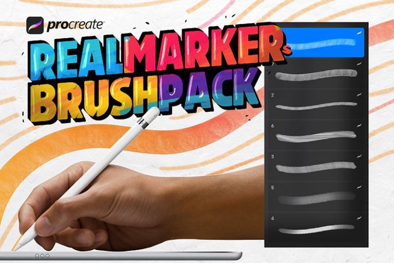 Marker Procreate Brush Free download Procreate brushes