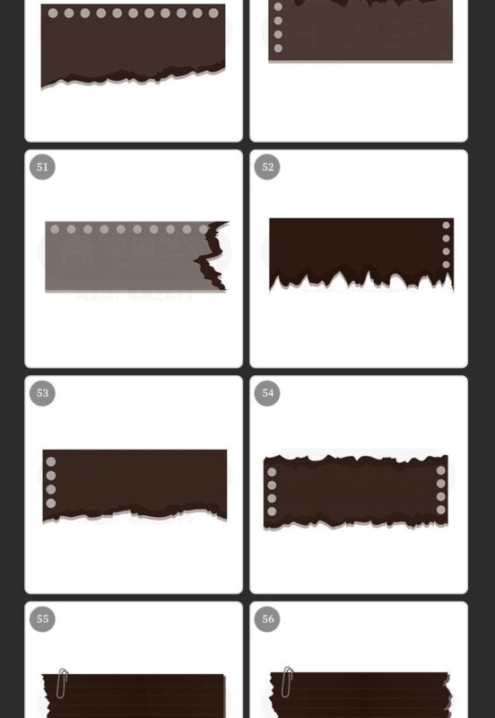 procreate brushes Photoshop brushes paper holes paper tear tearing ...