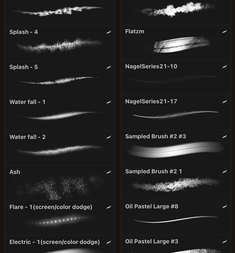 Photoshop brushes procreate character character thick paint portrait ...