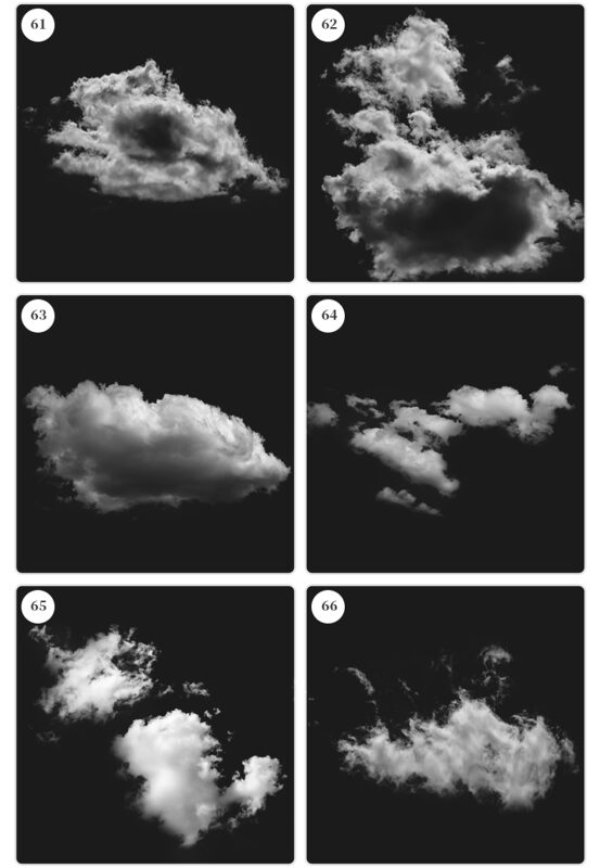 blue sky white clouds procreate brush photoshop clouds realistic clouds ...