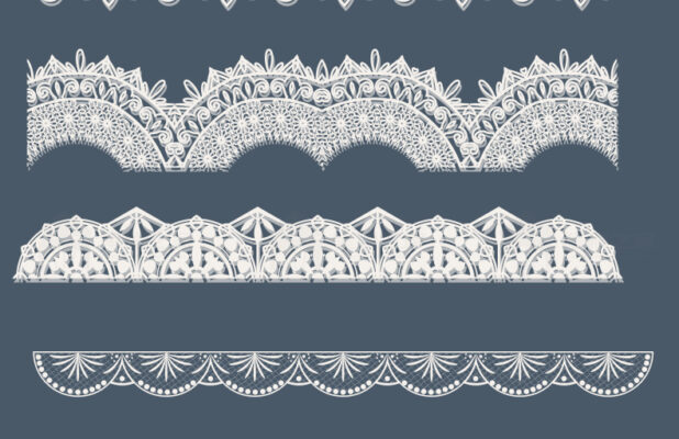procreate brushes lace openwork lace clothing floral fabric photoshop ...